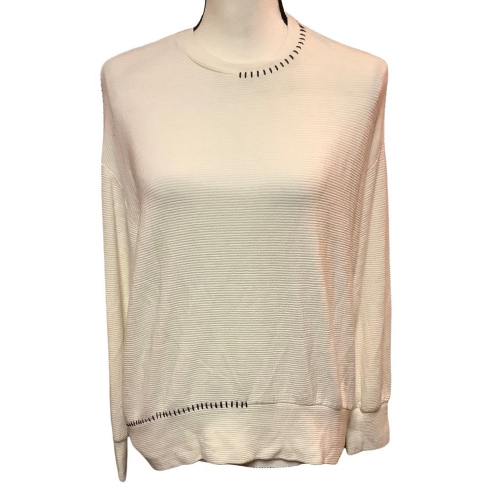 RED HAUTE Black Stitch Soft Knit Blouse - NWT - 2X